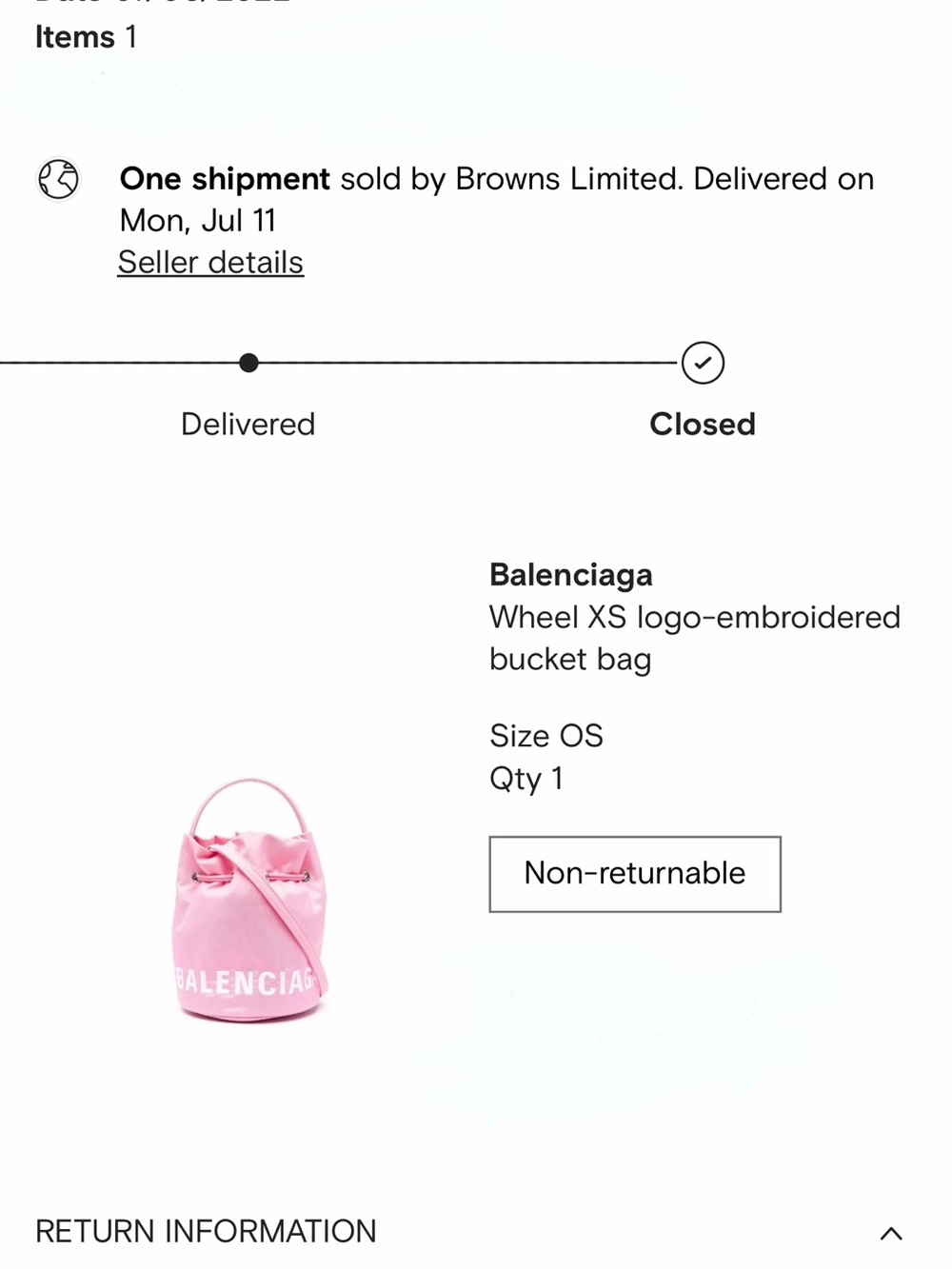 Balenciaga Pink Drawstring Bucket Bag - Picture 9 of 9
